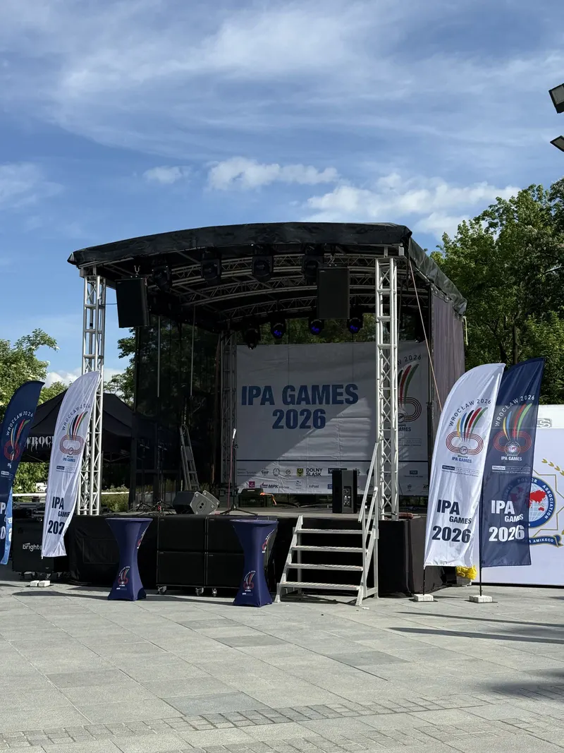 Konstrukcje i nagłośnienie stref IPA Games 2026 we Wrocławiu